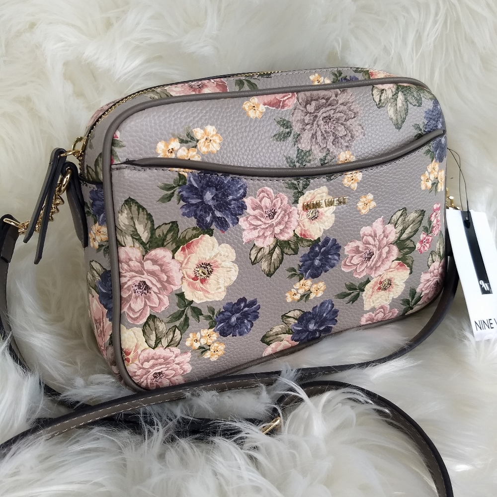 Nine West Fall Floral Calla Crossbody Bag